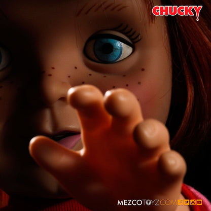 Figura articulada parlante Muñeco Diabolico Chucky 38cm   MEZCO TOYZ
