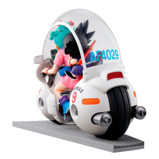 Figura de Goku y Bulma Ichibansho Fantastic Adventure Dragon Ball 12cm  