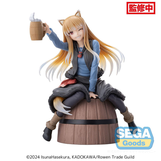 Figura de Holo Spice and Wolf Luminasta Merchant Meets the Wise Wolf  