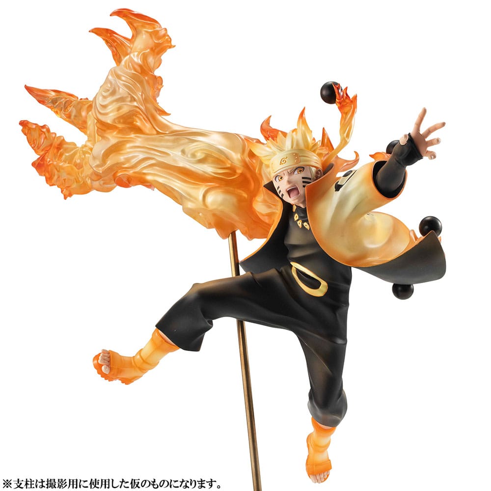 Figura de Naruto Uzumaki Serie G.E.M. Six Paths Sage Mode 15th Anniversary   Megahouse