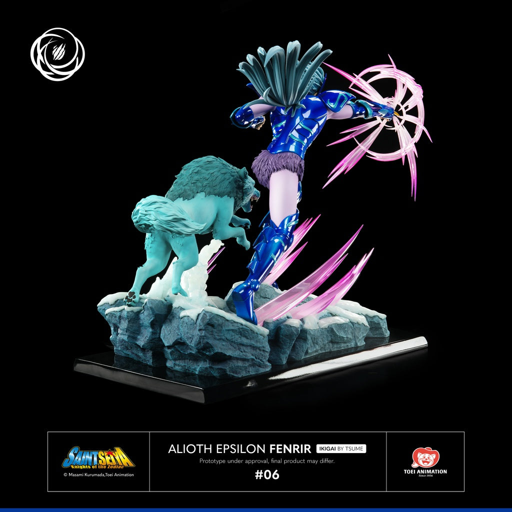 Figura de Saint Seiya Alioth Epsilon Fenrir Tsume 1/6 Ikigai   Tsume