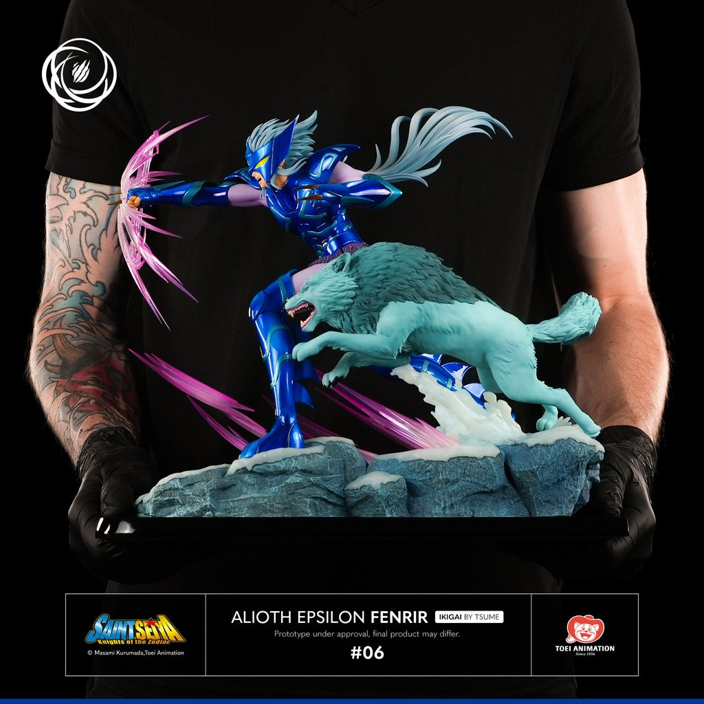 Figura de Saint Seiya Alioth Epsilon Fenrir Tsume 1/6 Ikigai   Tsume