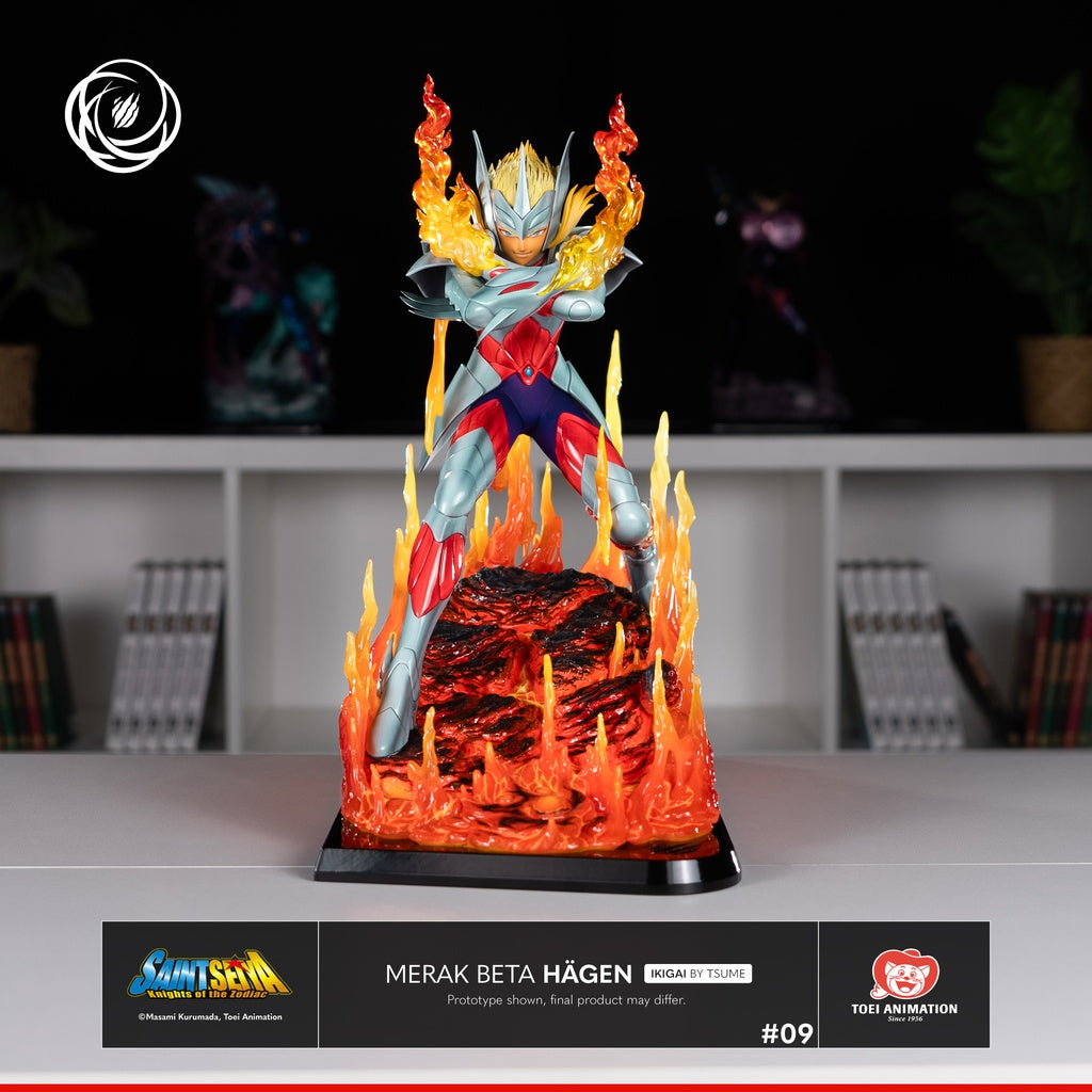 Figura de Saint Seiya Merak Beta Hagen Tsume 1/6 Ikigai   Tsume