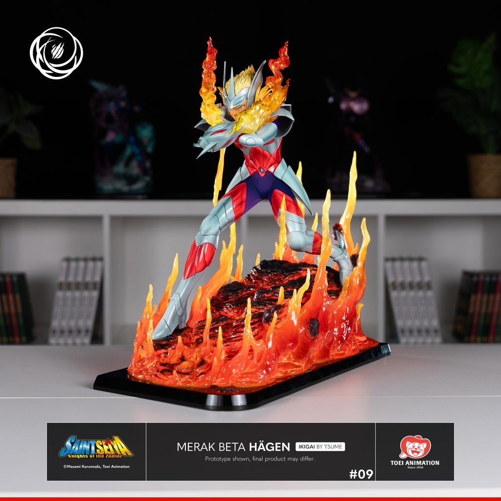 Figura de Saint Seiya Merak Beta Hagen Tsume 1/6 Ikigai   Tsume