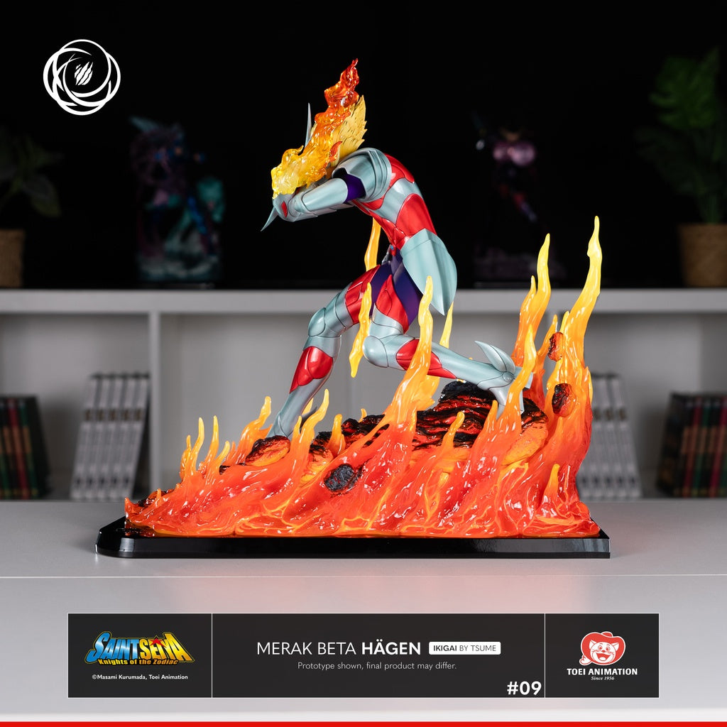 Figura de Saint Seiya Merak Beta Hagen Tsume 1/6 Ikigai   Tsume