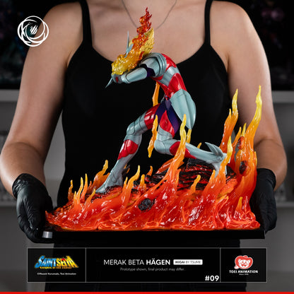 Figura de Saint Seiya Merak Beta Hagen Tsume 1/6 Ikigai  