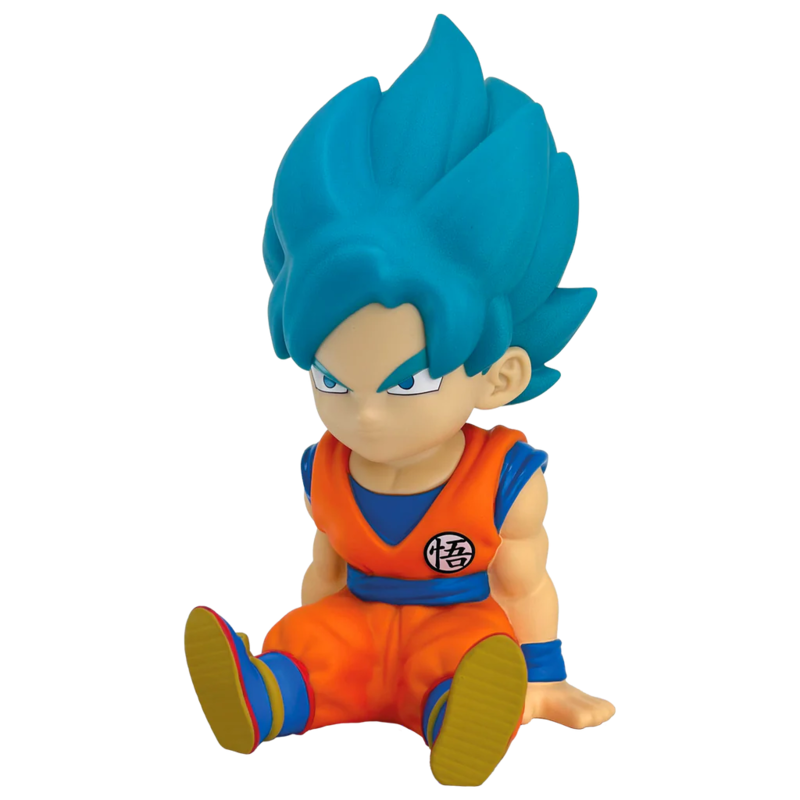 Figura hucha Son Goku Super Saiyan Blue Dragon Ball Super 15cm   PLASTOY