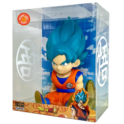 Figura hucha Son Goku Super Saiyan Blue Dragon Ball Super 15cm  