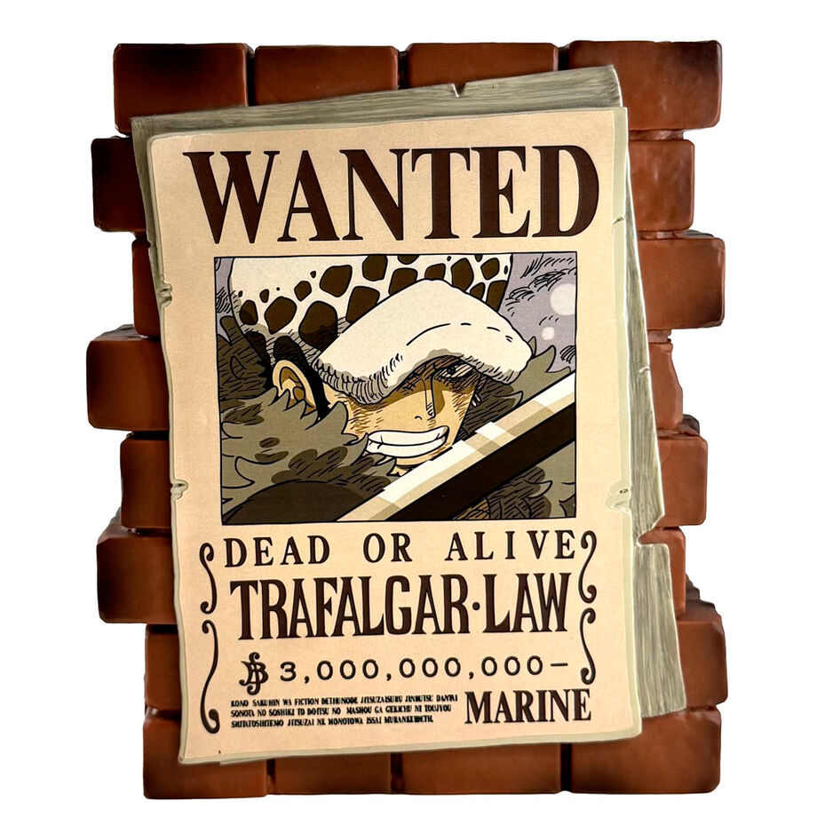 Figura hucha Wanter Law Trafalgar One Piece 16cm   PLASTOY