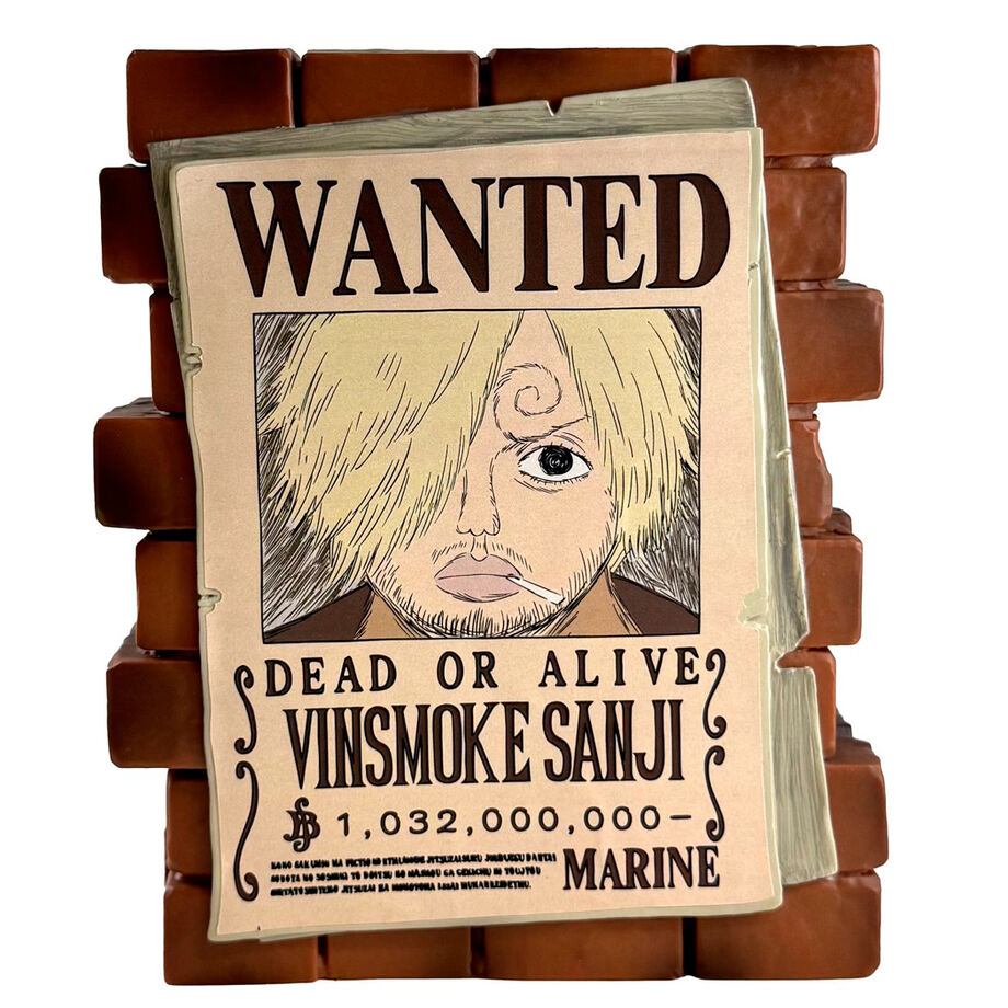 Figura hucha Wanter Sanji One Piece 16cm   PLASTOY
