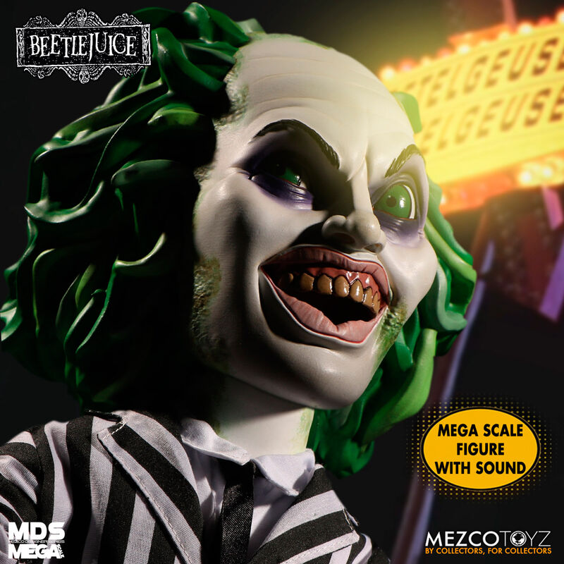 Figura parlante Beetlejuice 38cm   MEZCO TOYZ