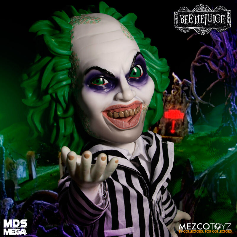 Figura parlante Beetlejuice 38cm   MEZCO TOYZ