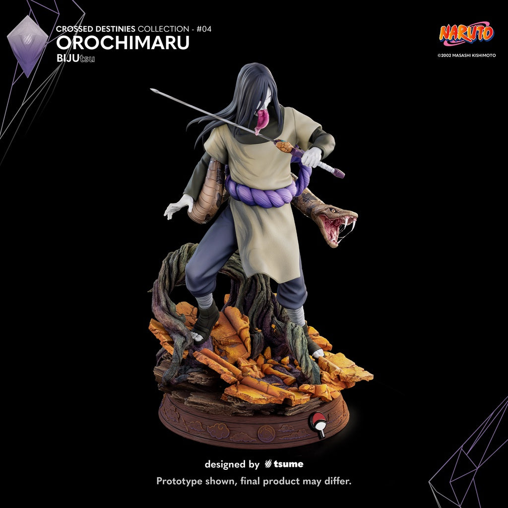 Figura resina Orochimaru Bijutsu Collection Crossed Destinies 1/4   Tsume