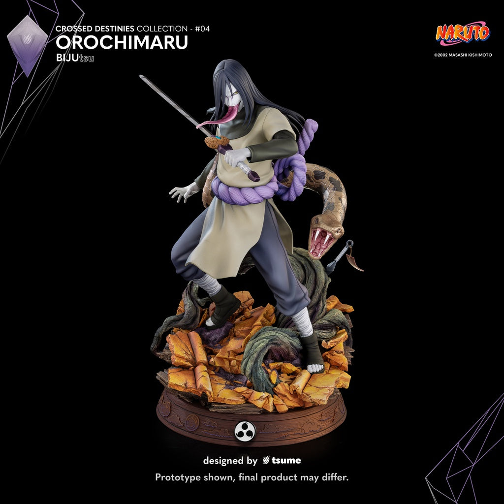 Figura resina Orochimaru Bijutsu Collection Crossed Destinies 1/4   Tsume