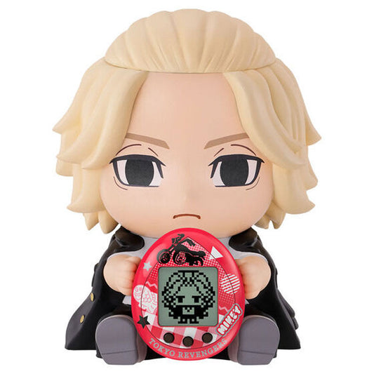 Figura soporte Manjiro + Tamagotchi Hugmy Tokyo Revengers  