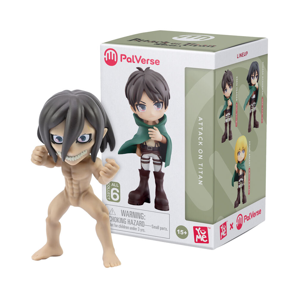Figura sorpresa Attack On Titan 9cm surtido  