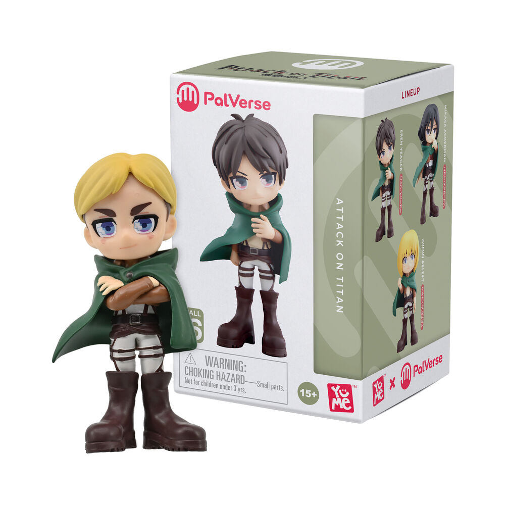 Figura sorpresa Attack On Titan 9cm surtido  