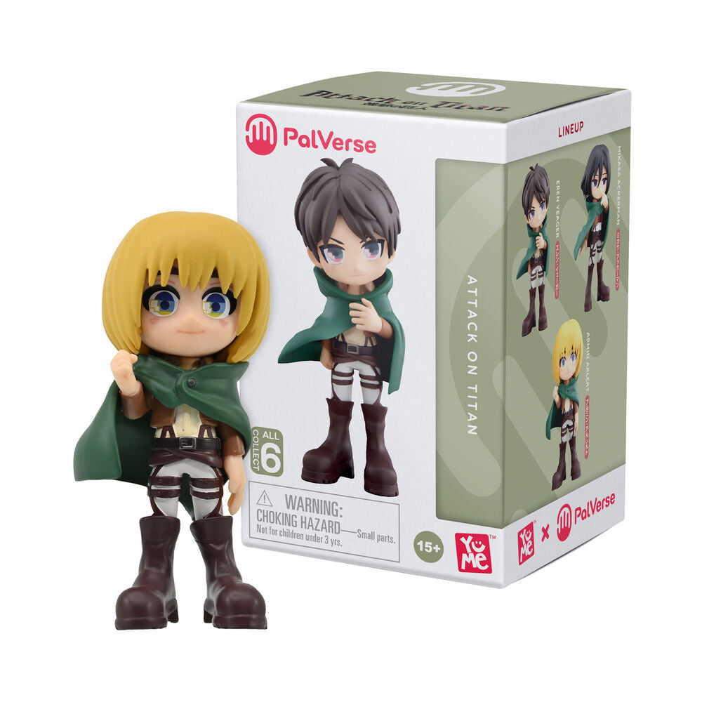 Figura sorpresa Attack On Titan 9cm surtido  