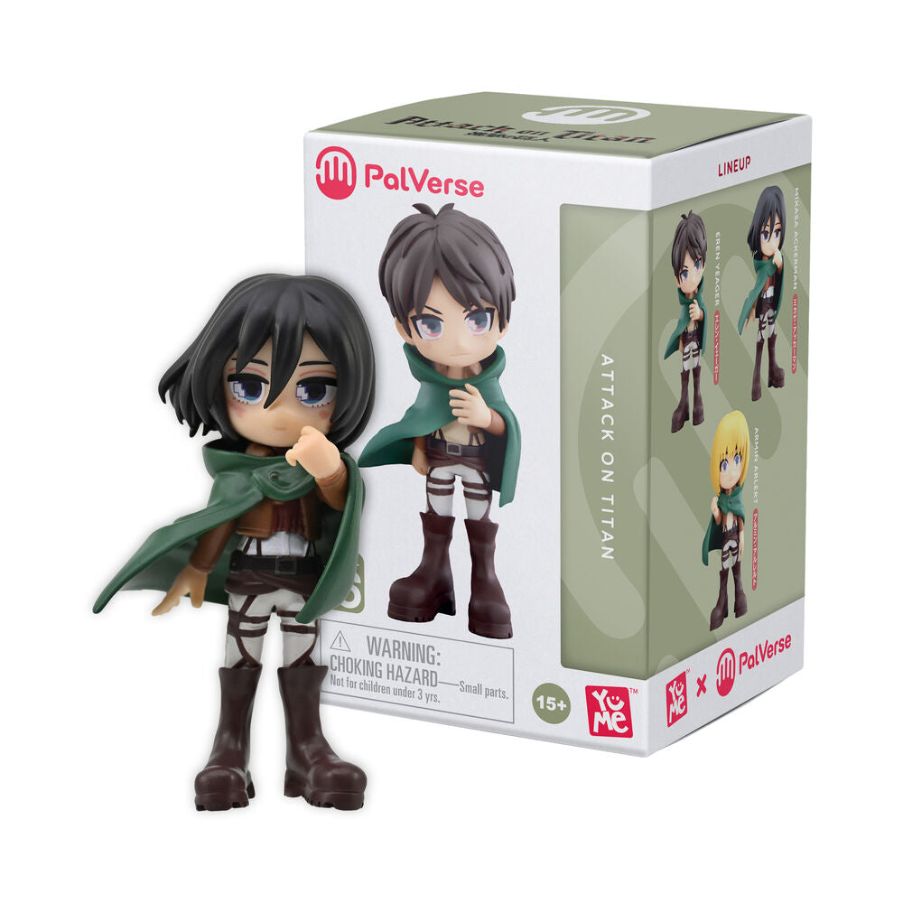 Figura sorpresa Attack On Titan 9cm surtido  