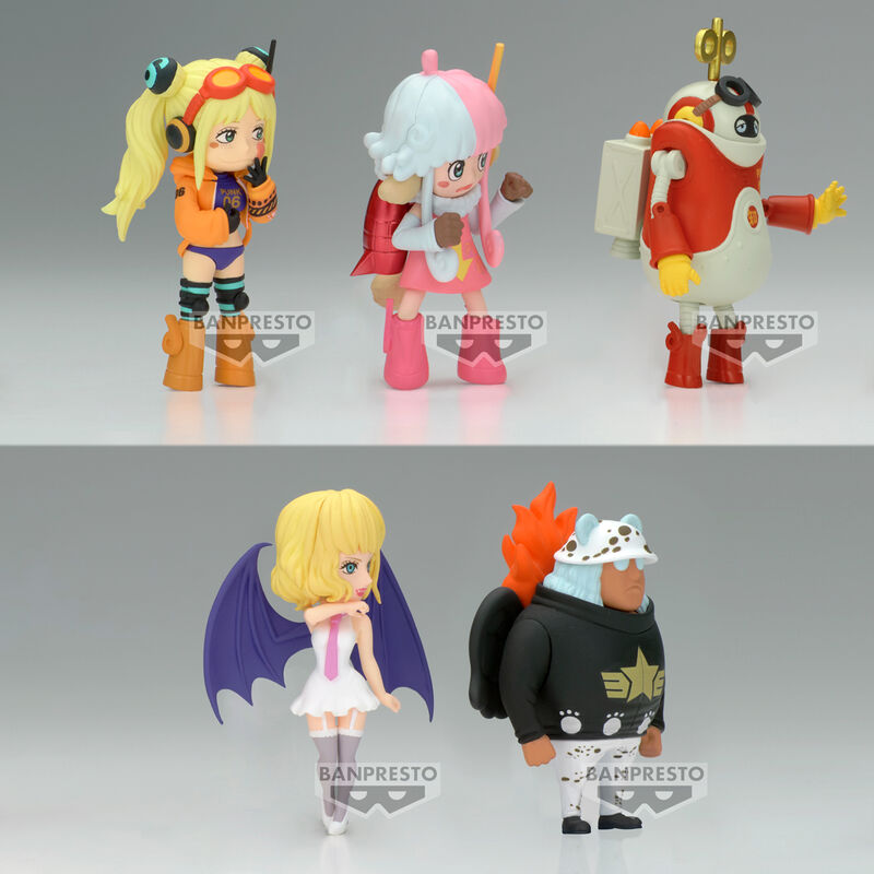 Figura world collectable Egghead 5 One Piece 7cm   BANPRESTO