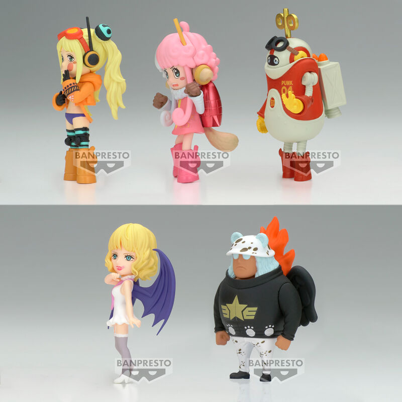Figura world collectable Egghead 5 One Piece 7cm   BANPRESTO