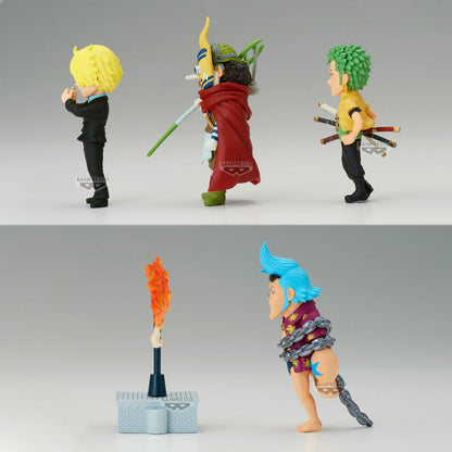 Figura world collectable Enies Lobby 02 One Piece 7cm UNIDAD ALEATORIA   BANPRESTO
