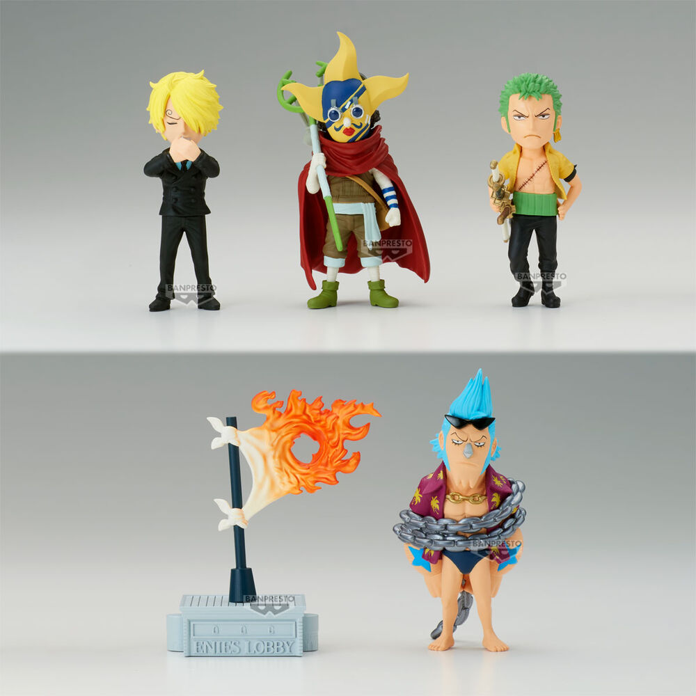 Figura world collectable Enies Lobby 02 One Piece 7cm surtido  