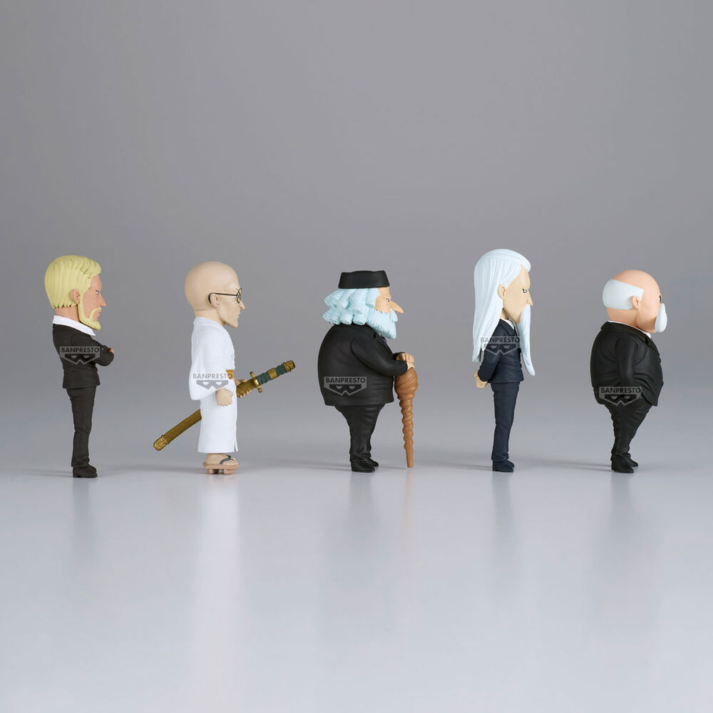 Figura world collectable Five Elders One Piece 7cm   BANPRESTO