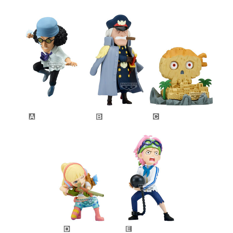 Figura world collectable Hachinosu 1 One Piece 7cm   BANPRESTO