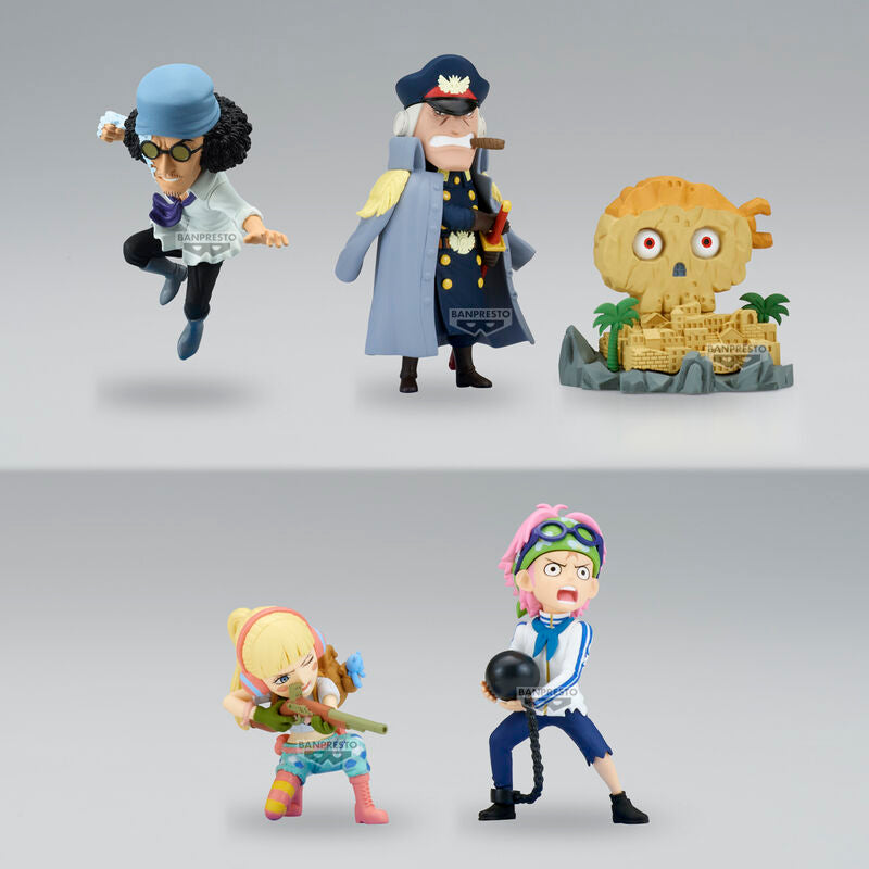 Figura world collectable Hachinosu 1 One Piece 7cm   BANPRESTO