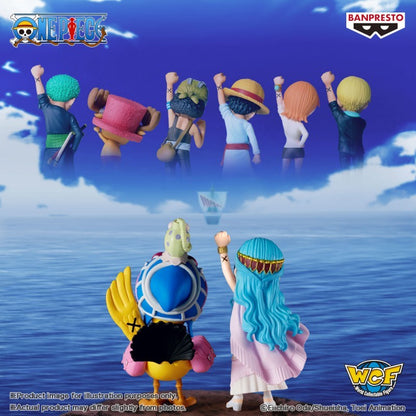 Figura world collectable Log Series Nefertari Vivi & Karoo One Piece 7cm   BANPRESTO