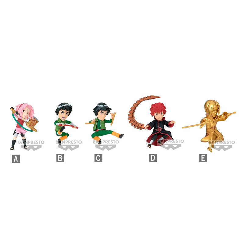 Figura world collectable Narutop99 vol.4 Naruto Shippuden 7cm   BANPRESTO