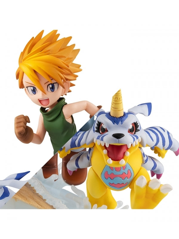 Figuras G.E.M. Series Digimon Adventure Yamato Ishida & Gabumon Ver 11cm De Megahouse   Megahouse