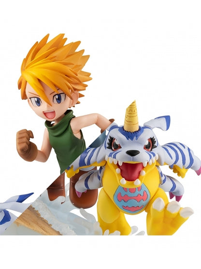 Figuras G.E.M. Series Digimon Adventure Yamato Ishida & Gabumon Ver 11cm De Megahouse  
