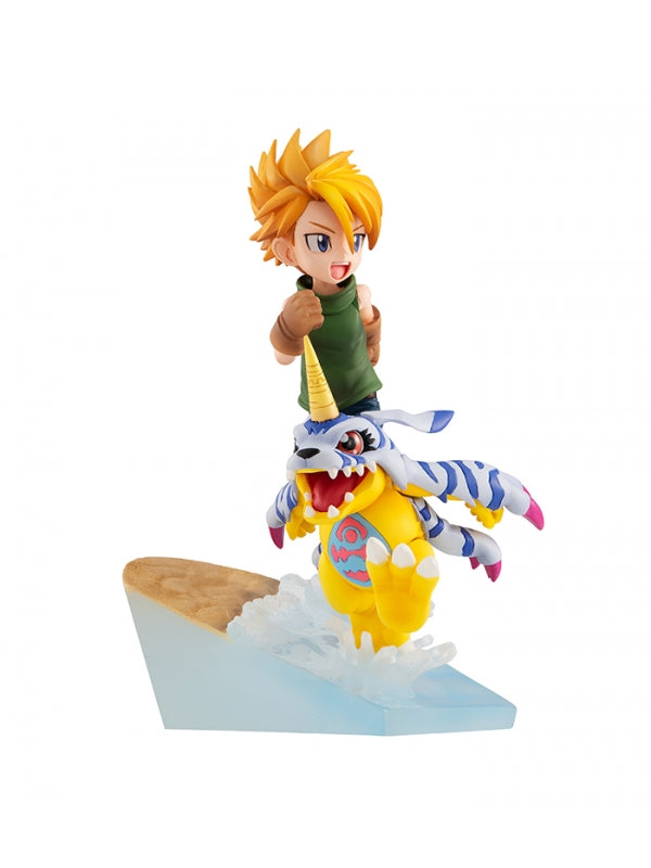 Figuras G.E.M. Series Digimon Adventure Yamato Ishida & Gabumon Ver 11cm De Megahouse  