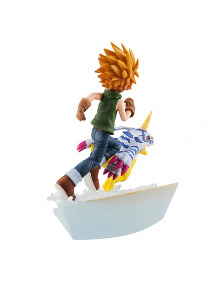 Figuras G.E.M. Series Digimon Adventure Yamato Ishida & Gabumon Ver 11cm De Megahouse  