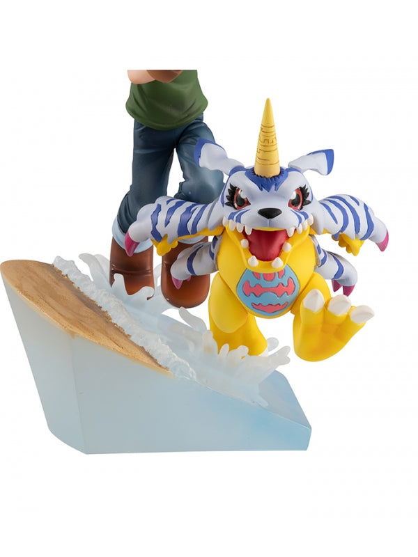 Figuras G.E.M. Series Digimon Adventure Yamato Ishida & Gabumon Ver 11cm De Megahouse  