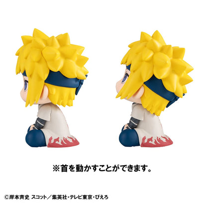 Figuras Naruto Shippuden Estatua Look Up Naruto Uzumaki Six Paths Sage Mode & Minato Namikaze 11 cm (with gift)  