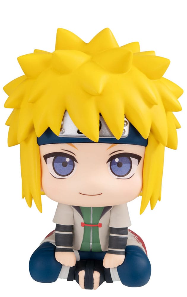 Figuras Naruto Shippuden Estatua Look Up Naruto Uzumaki Six Paths Sage Mode & Minato Namikaze 11 cm (with gift)   Megahouse