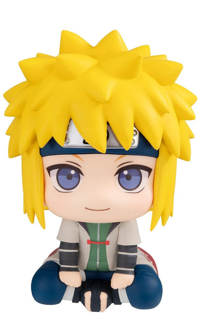 Figuras Naruto Shippuden Estatua Look Up Naruto Uzumaki Six Paths Sage Mode & Minato Namikaze 11 cm (with gift)  