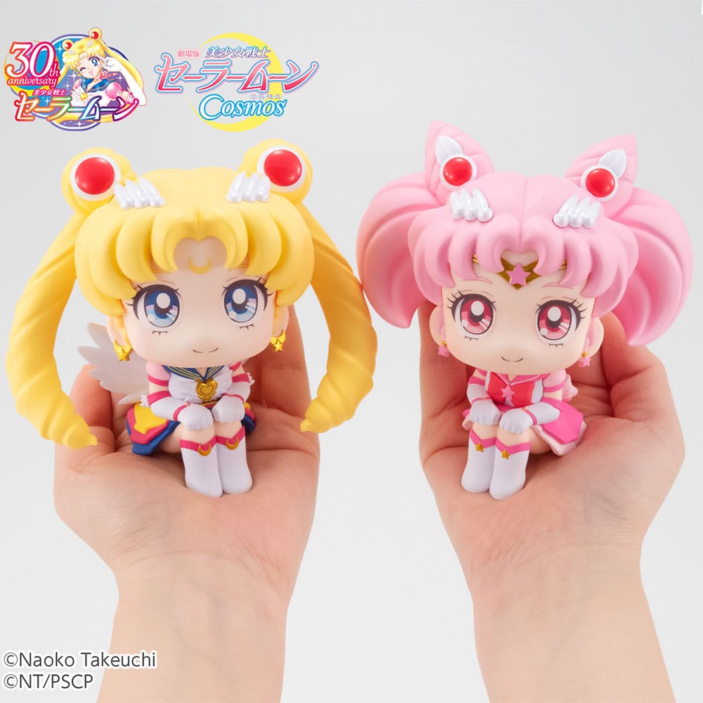 Figuras Sailor Moon Cosmos The Movie Look Up Eternal Sailor Moon & Eternal Sailor Chibi Moon   Megahouse