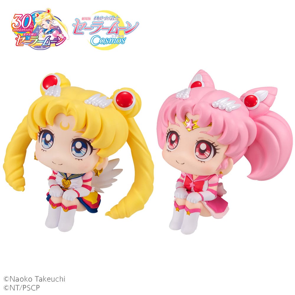 Figuras Sailor Moon Cosmos The Movie Look Up Eternal Sailor Moon & Eternal Sailor Chibi Moon   Megahouse