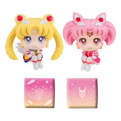 Figuras Sailor Moon Cosmos The Movie Look Up Eternal Sailor Moon & Eternal Sailor Chibi Moon  