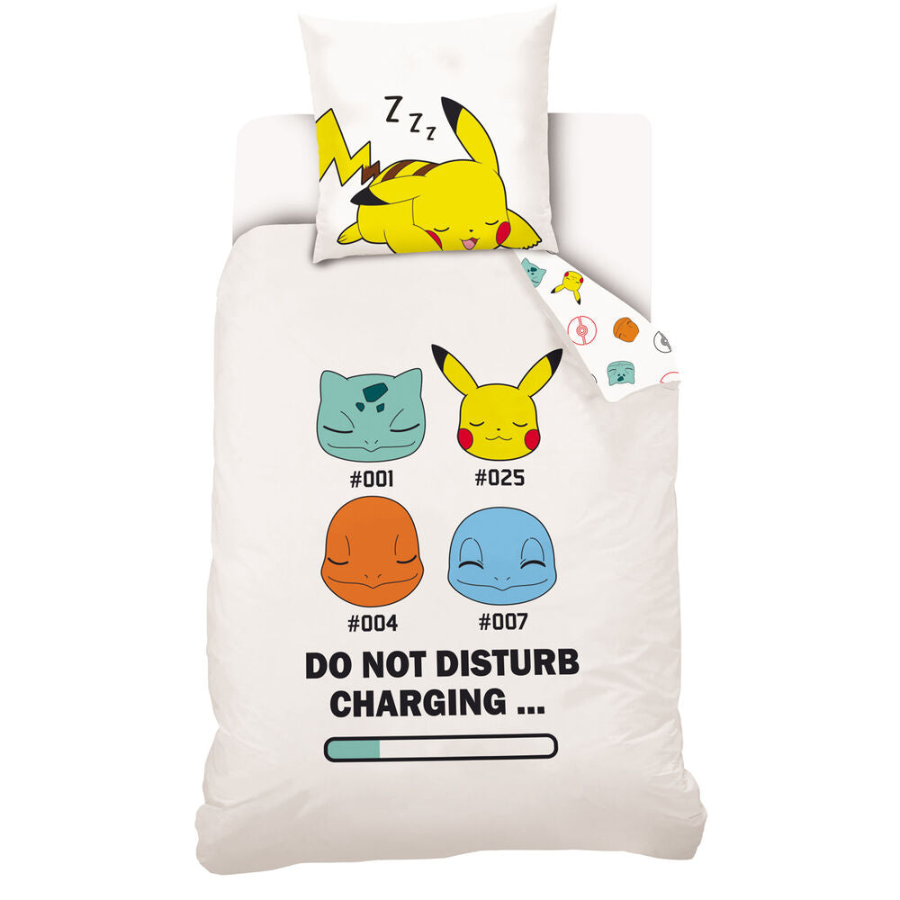 Funda nordica Premium Pokemon cama 90 algodon   NINTENDO