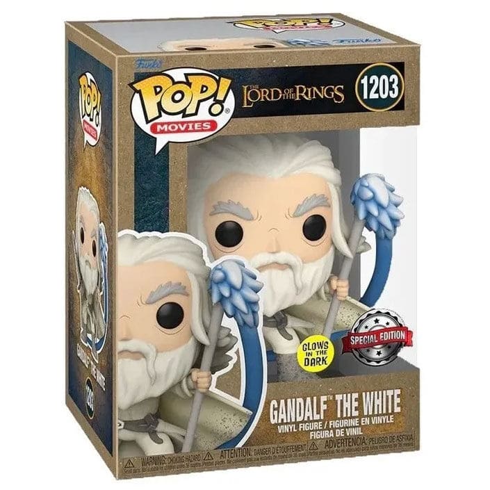 Funko POP El Señor de los Anillos Gandalf The White Exclusive   FUNKO
