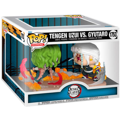 Funko POP Moment Demon Slayer Kimetsu no Yaiba Uzui Tengen VS Gyutaro  