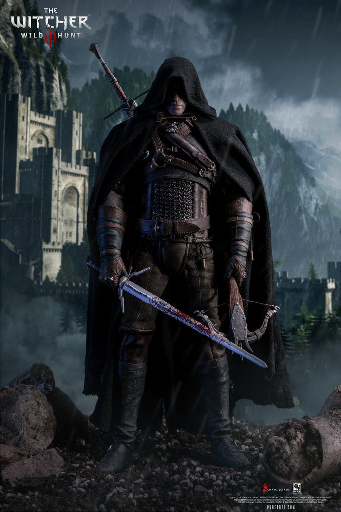 Geralt de Rivia Figura Articulada 30 cm Escala 1/6 The Witcher 3: Wild Hunt   Pure Arts
