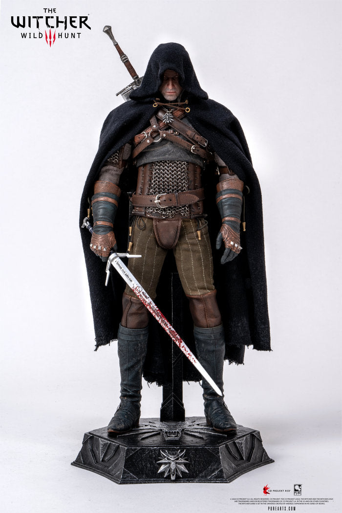 Geralt de Rivia Figura Articulada 30 cm Escala 1/6 The Witcher 3: Wild Hunt   Pure Arts