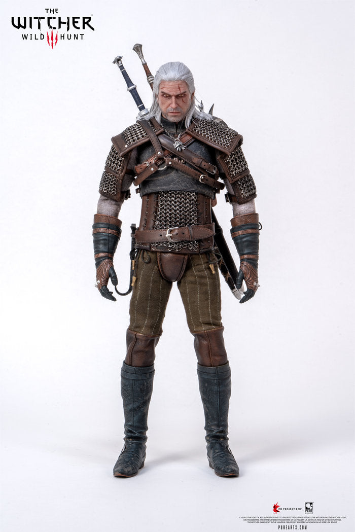 Geralt de Rivia Figura Articulada 30 cm Escala 1/6 The Witcher 3: Wild Hunt   Pure Arts