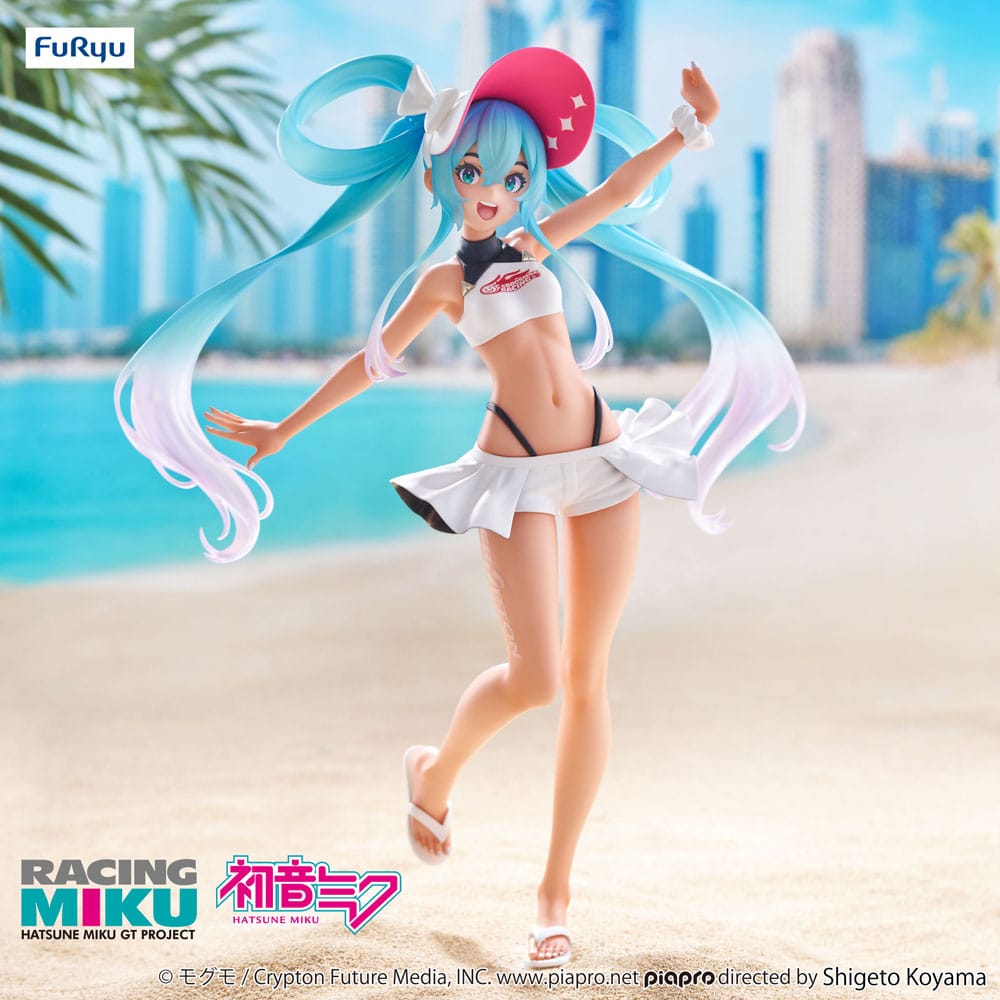 Hatsune Miku GT Project Estatua PVC Trio-Try-iT Racing Miku 2024 Summer Holiday Ver. 21 cm  